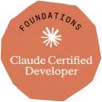 Badge Claude Certified Developer, Foundations